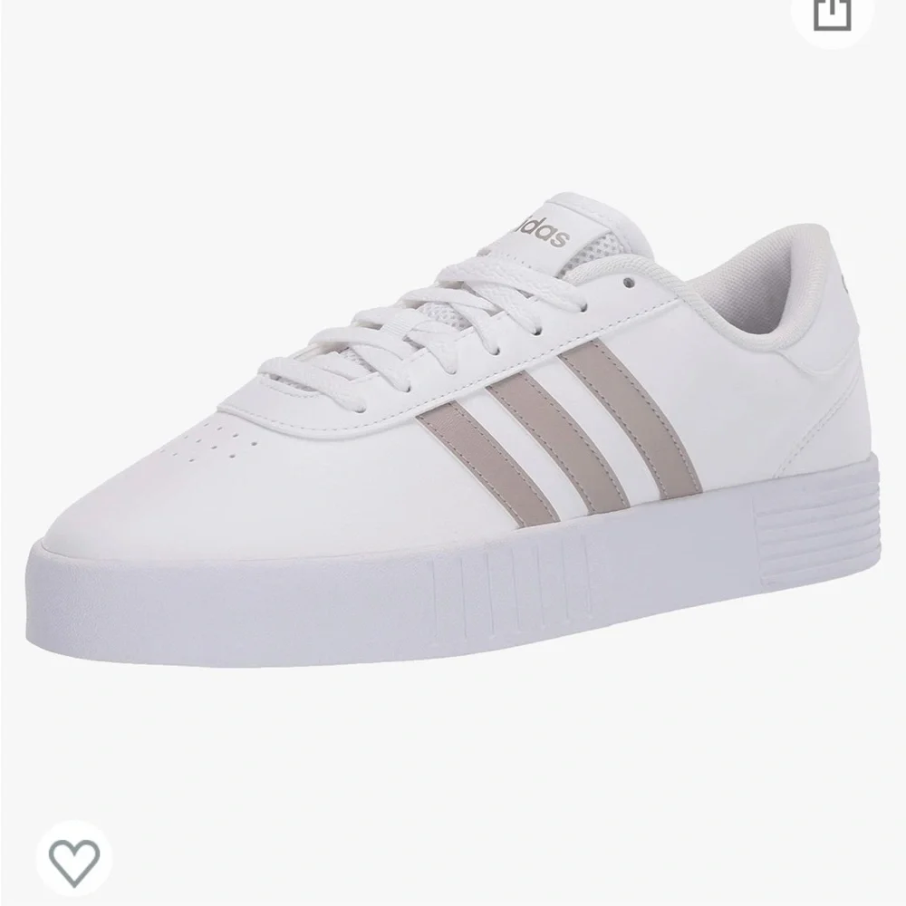 adidas white platino